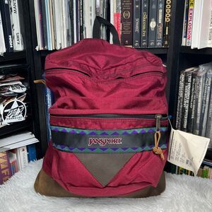 Jansport Red and Brown Backpack